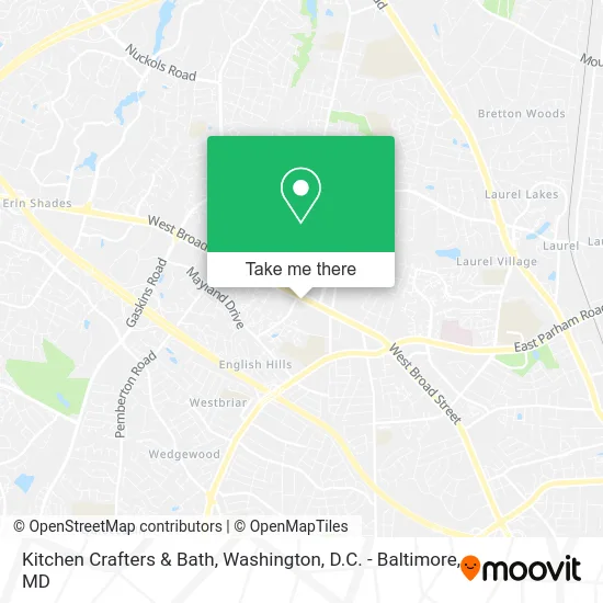 Kitchen Crafters & Bath map