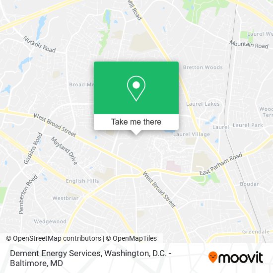 Dement Energy Services map