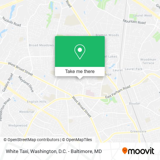 Mapa de White Taxi