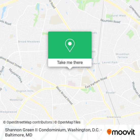Mapa de Shannon Green II Condominium