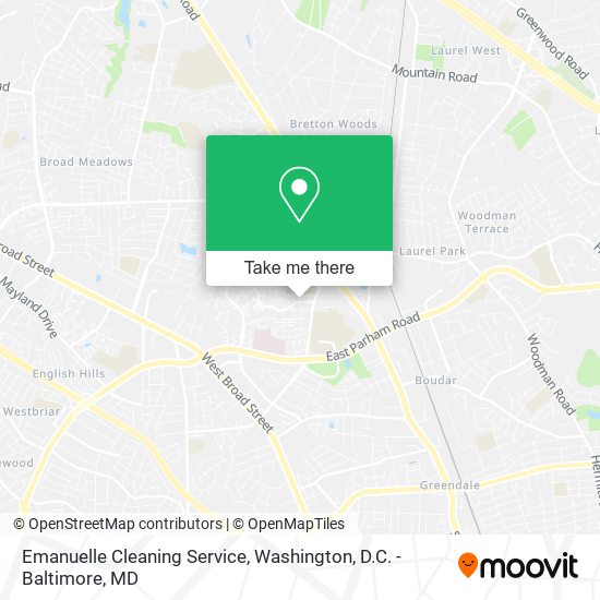 Mapa de Emanuelle Cleaning Service