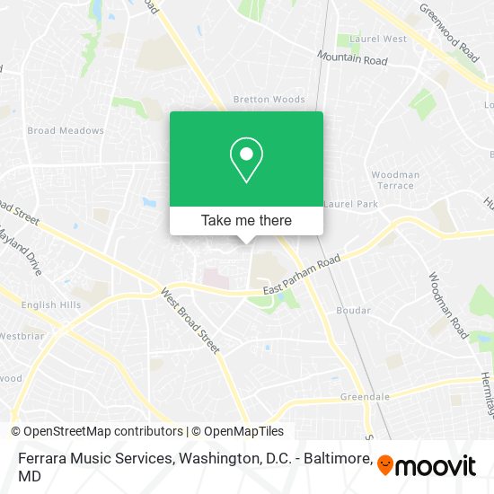 Ferrara Music Services map