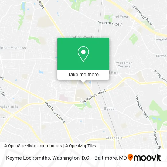 Keyme Locksmiths map