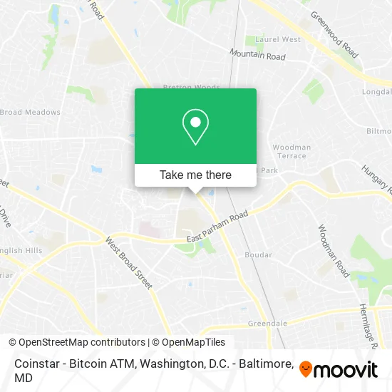 Coinstar - Bitcoin ATM map