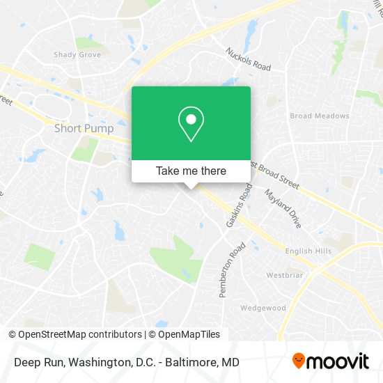 Deep Run map
