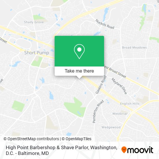 High Point Barbershop & Shave Parlor map