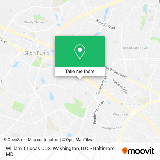 William T Lucas DDS map