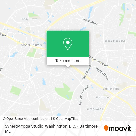 Synergy Yoga Studio map