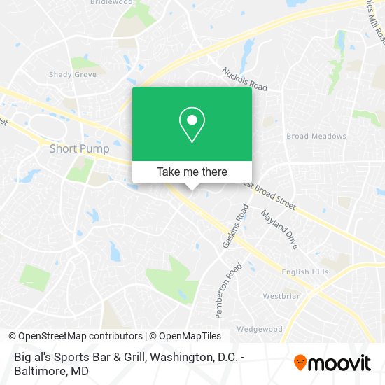 Big al's Sports Bar & Grill map