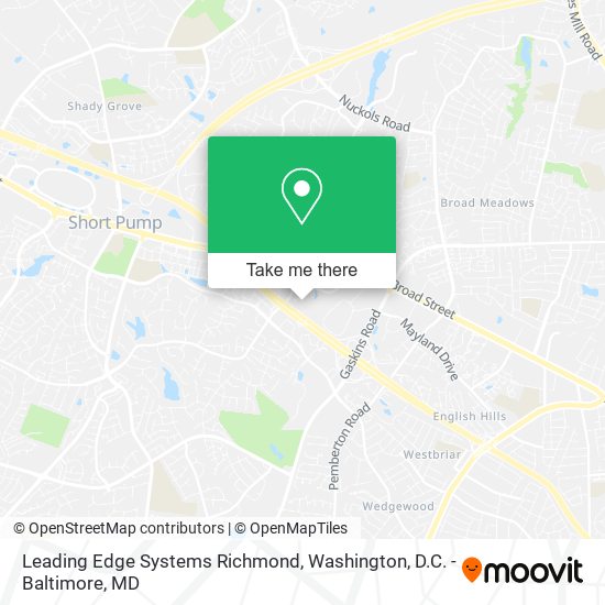 Leading Edge Systems Richmond map