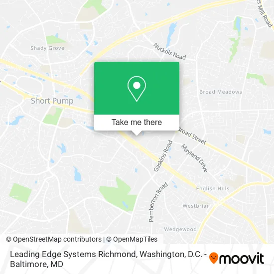 Leading Edge Systems Richmond map