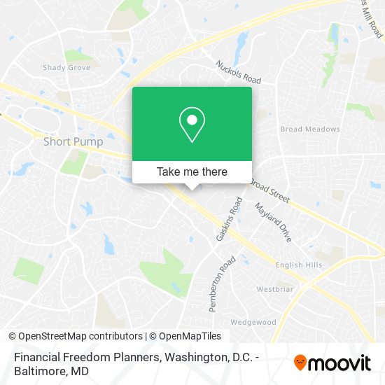 Financial Freedom Planners map
