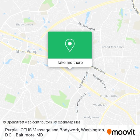 Mapa de Purple LOTUS Massage and Bodywork