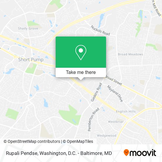 Rupali Pendse map