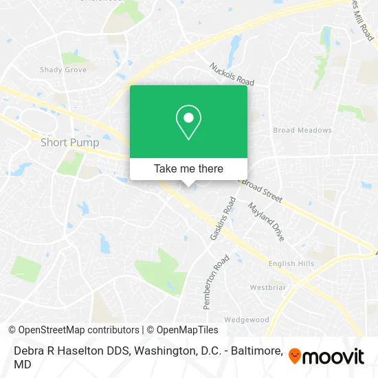 Debra R Haselton DDS map