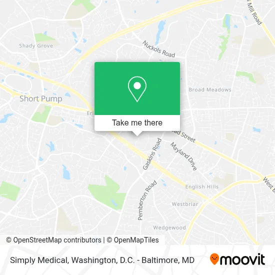Simply Medical map