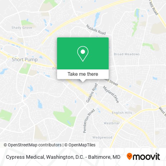 Cypress Medical map