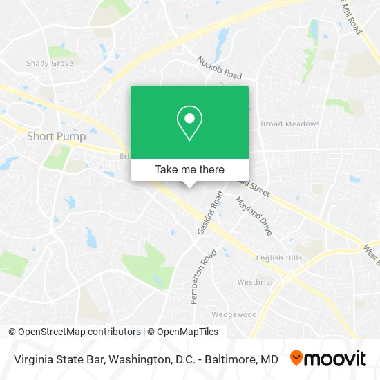 Virginia State Bar map