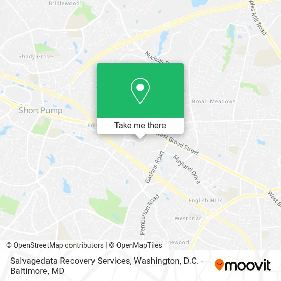 Salvagedata Recovery Services map