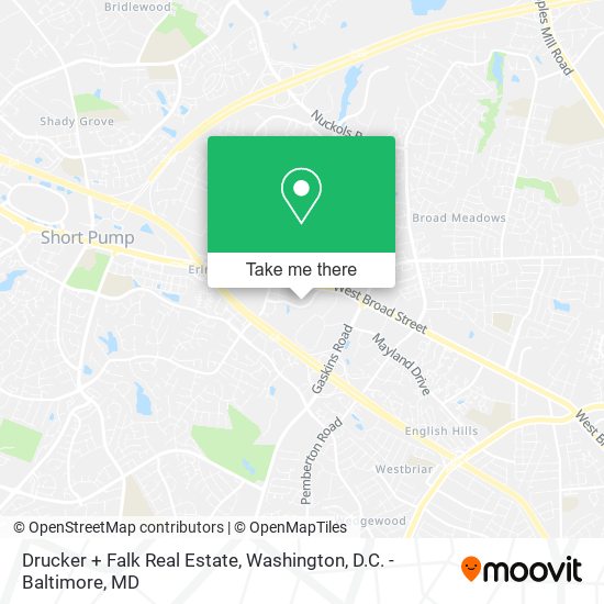Drucker + Falk Real Estate map