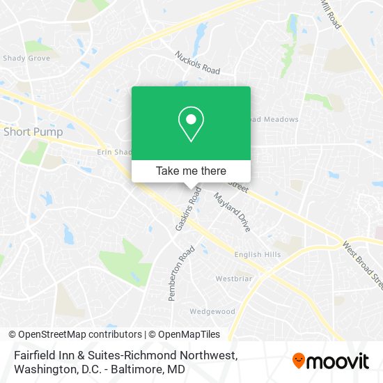 Fairfield Inn & Suites-Richmond Northwest map