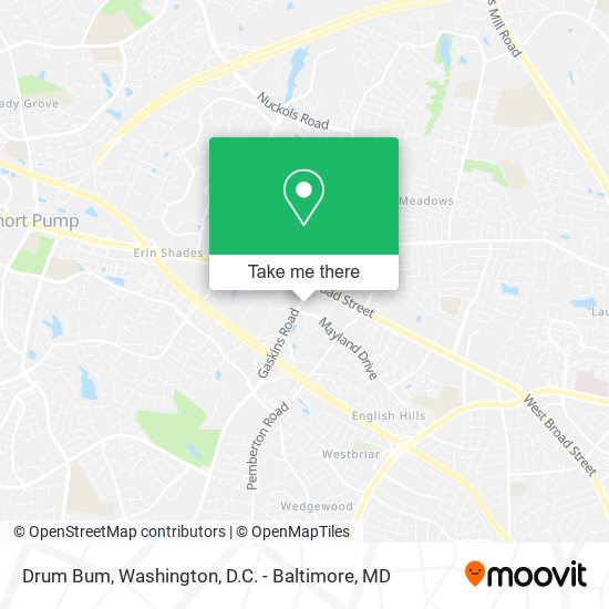 Drum Bum map