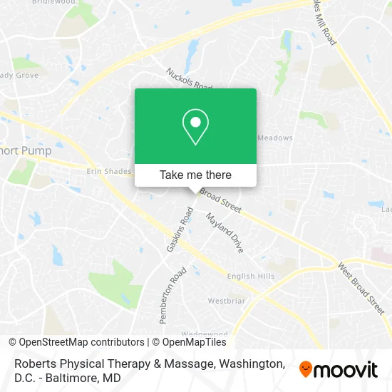 Roberts Physical Therapy & Massage map