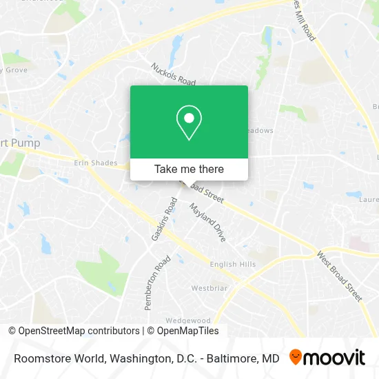 Roomstore World map