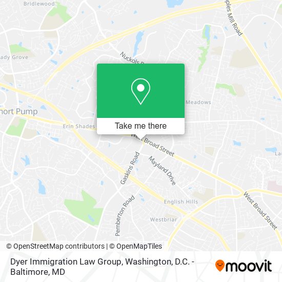 Dyer Immigration Law Group map