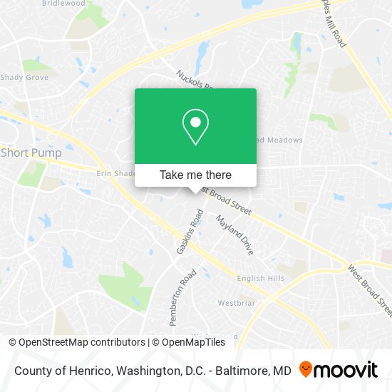 County of Henrico map