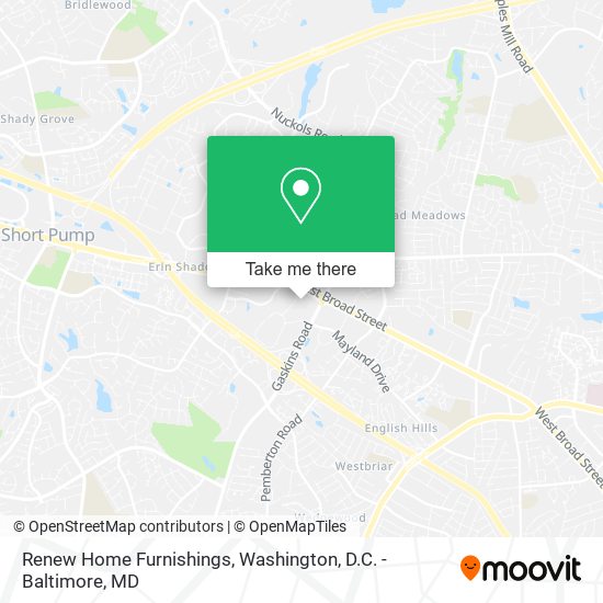 Mapa de Renew Home Furnishings