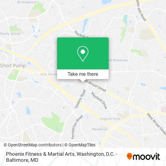 Phoenix Fitness & Martial Arts map