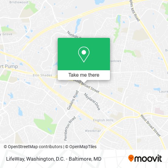 LifeWay map