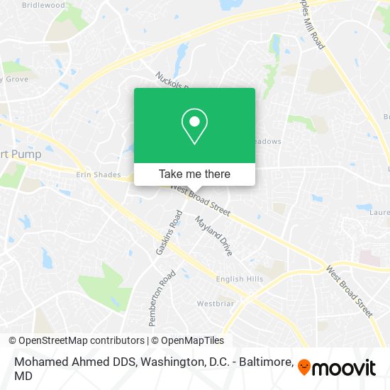 Mohamed Ahmed DDS map
