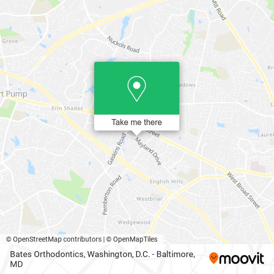 Mapa de Bates Orthodontics