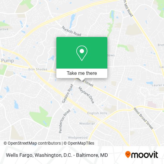 Wells Fargo map