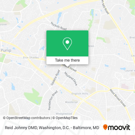 Mapa de Reid Johnny DMD