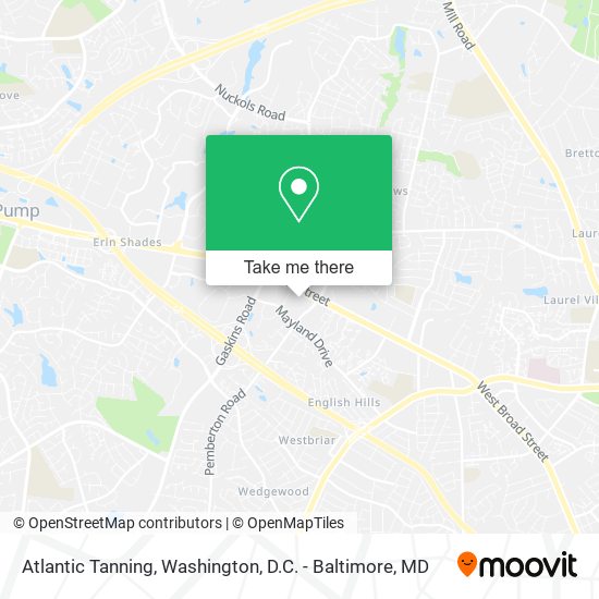 Mapa de Atlantic Tanning
