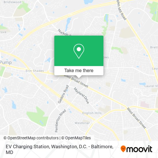 EV Charging Station map