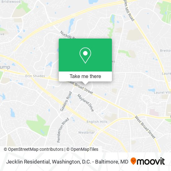 Mapa de Jecklin Residential