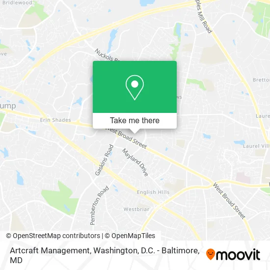 Artcraft Management map