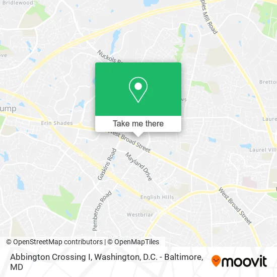 Abbington Crossing I map