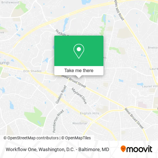 Workflow One map