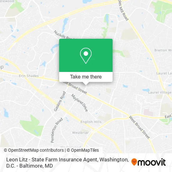 Leon Litz - State Farm Insurance Agent map
