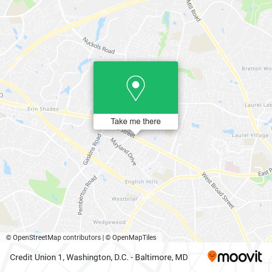 Credit Union 1 map