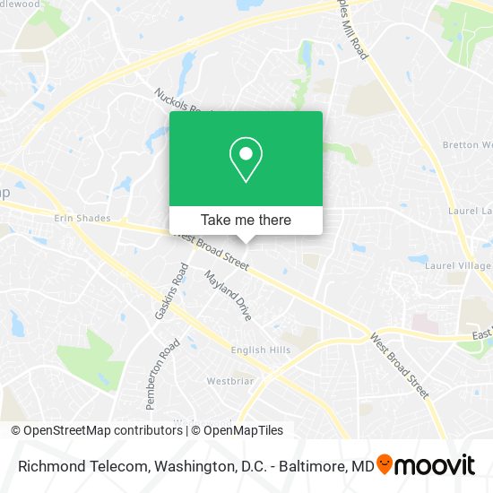 Richmond Telecom map