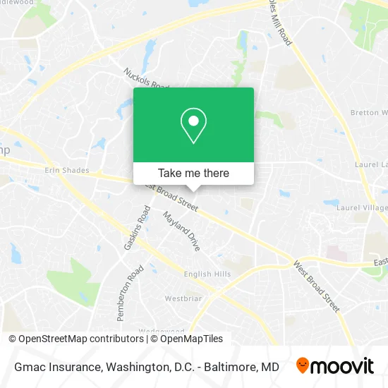 Gmac Insurance map