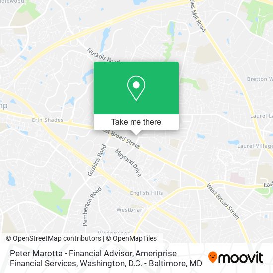 Peter Marotta - Financial Advisor, Ameriprise Financial Services map