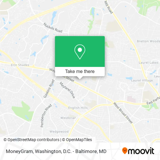 MoneyGram map