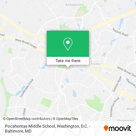 Pocahontas Middle School map